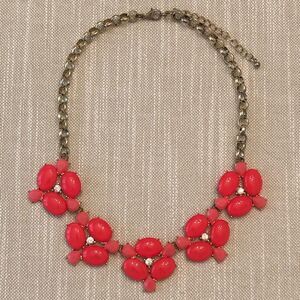 Acetate Statement Necklace | Neon Pink | 18” Adjustable